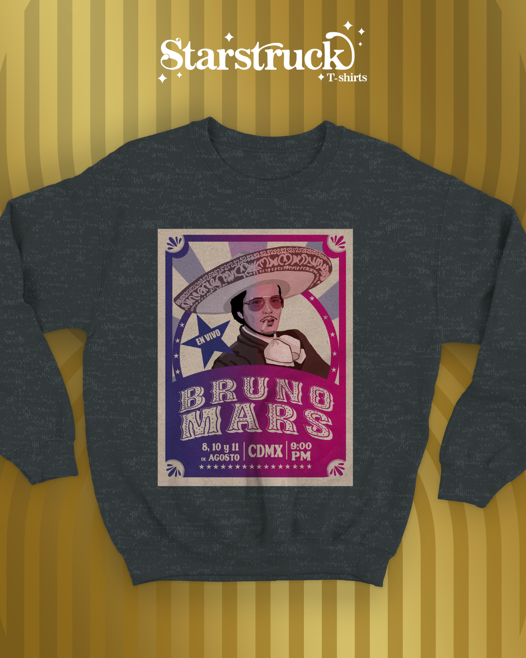 Sudadera Bruno Mars Mexa