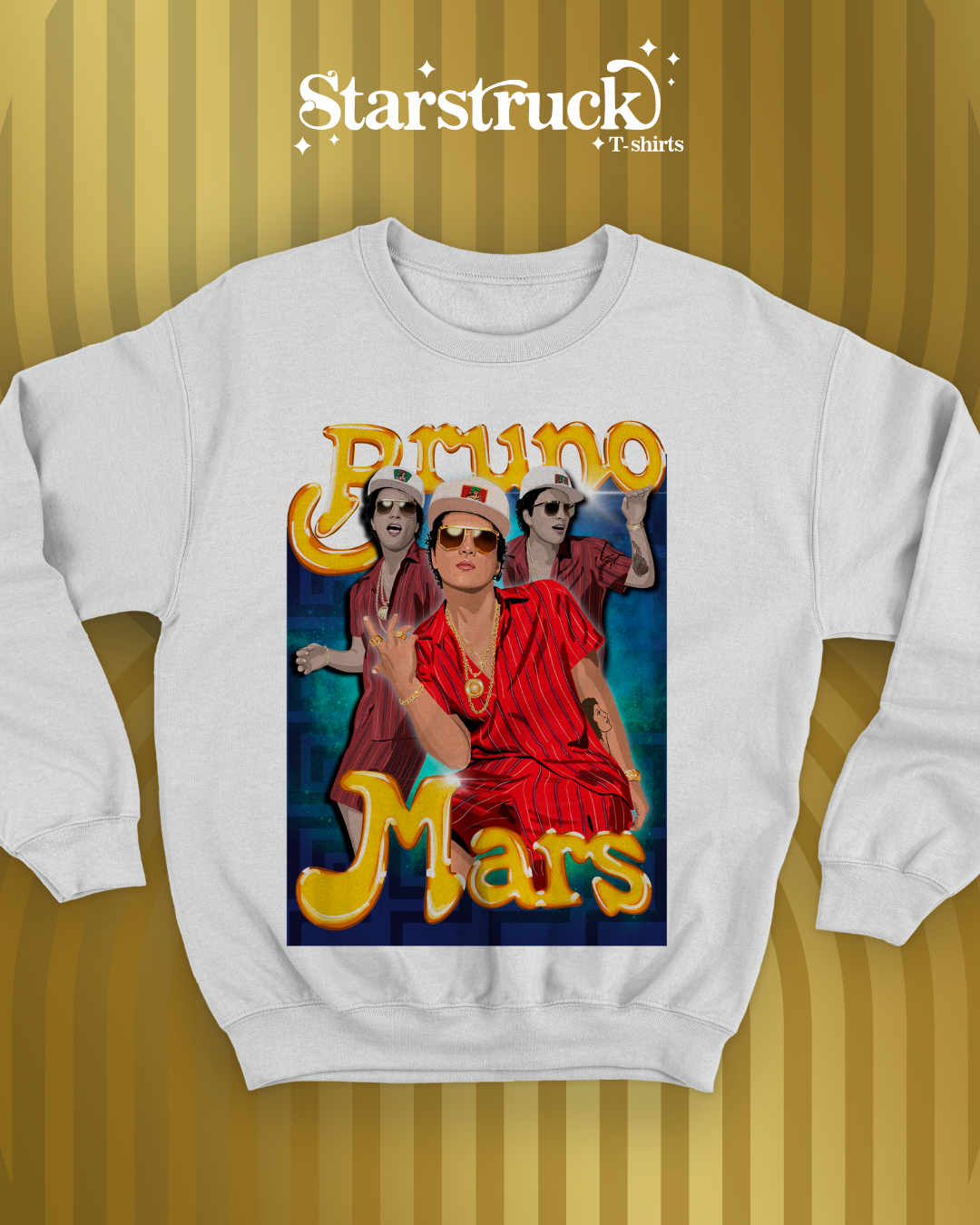 Sudadera Bruno Mars 24k