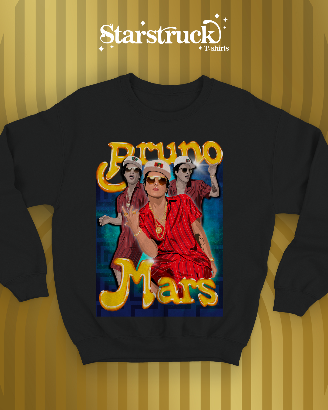Sudadera Bruno Mars 24k