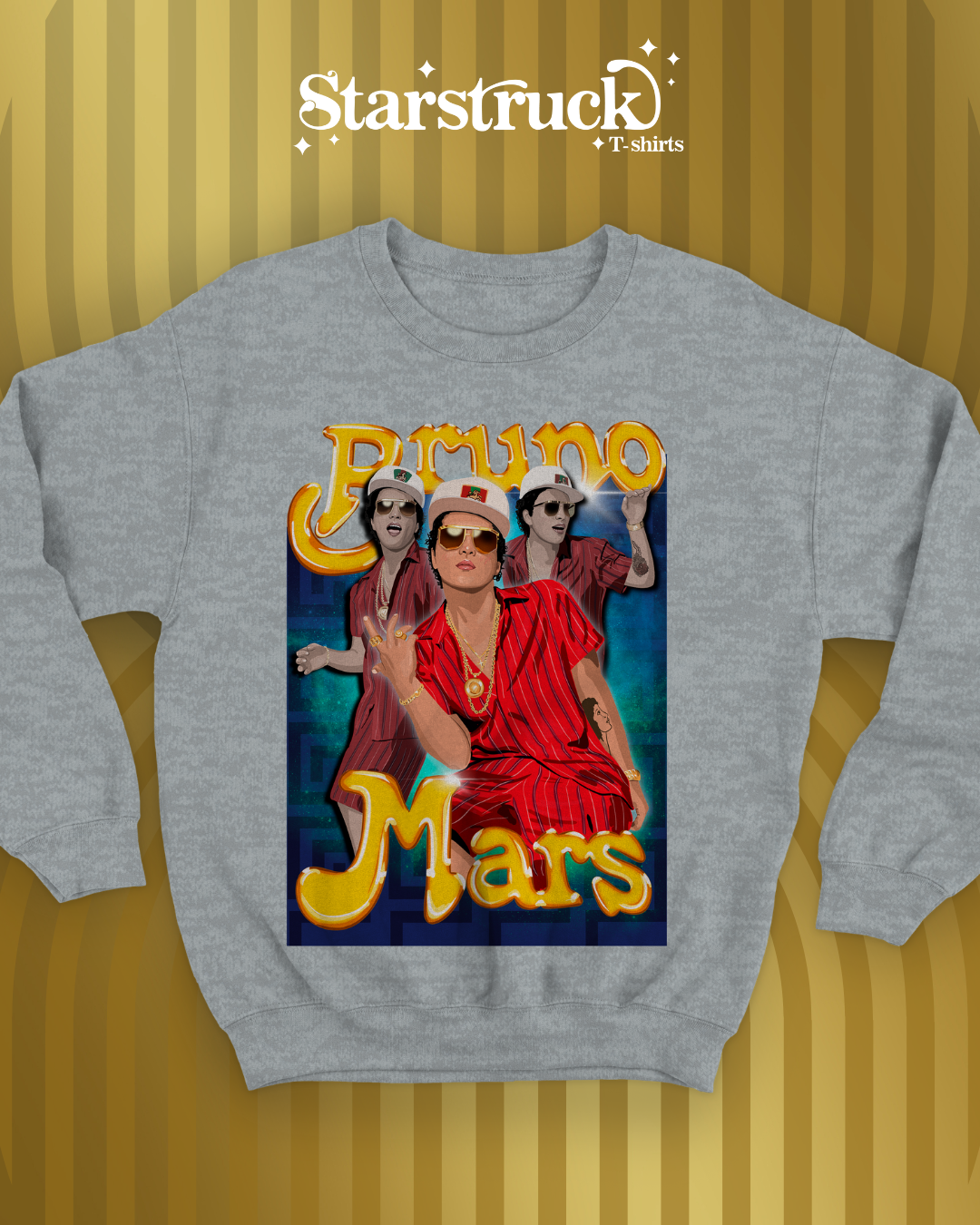 Sudadera Bruno Mars 24k
