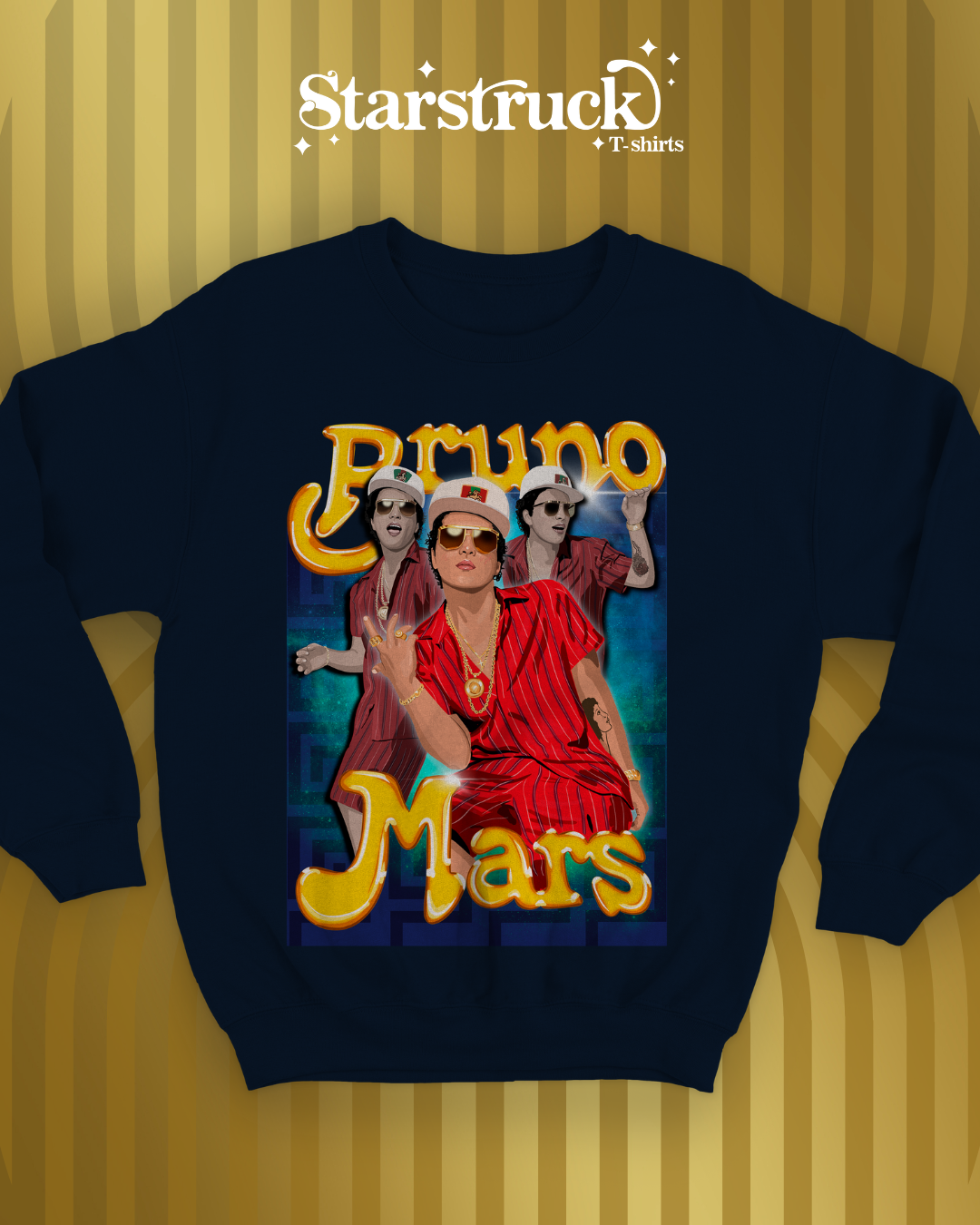 Sudadera Bruno Mars 24k
