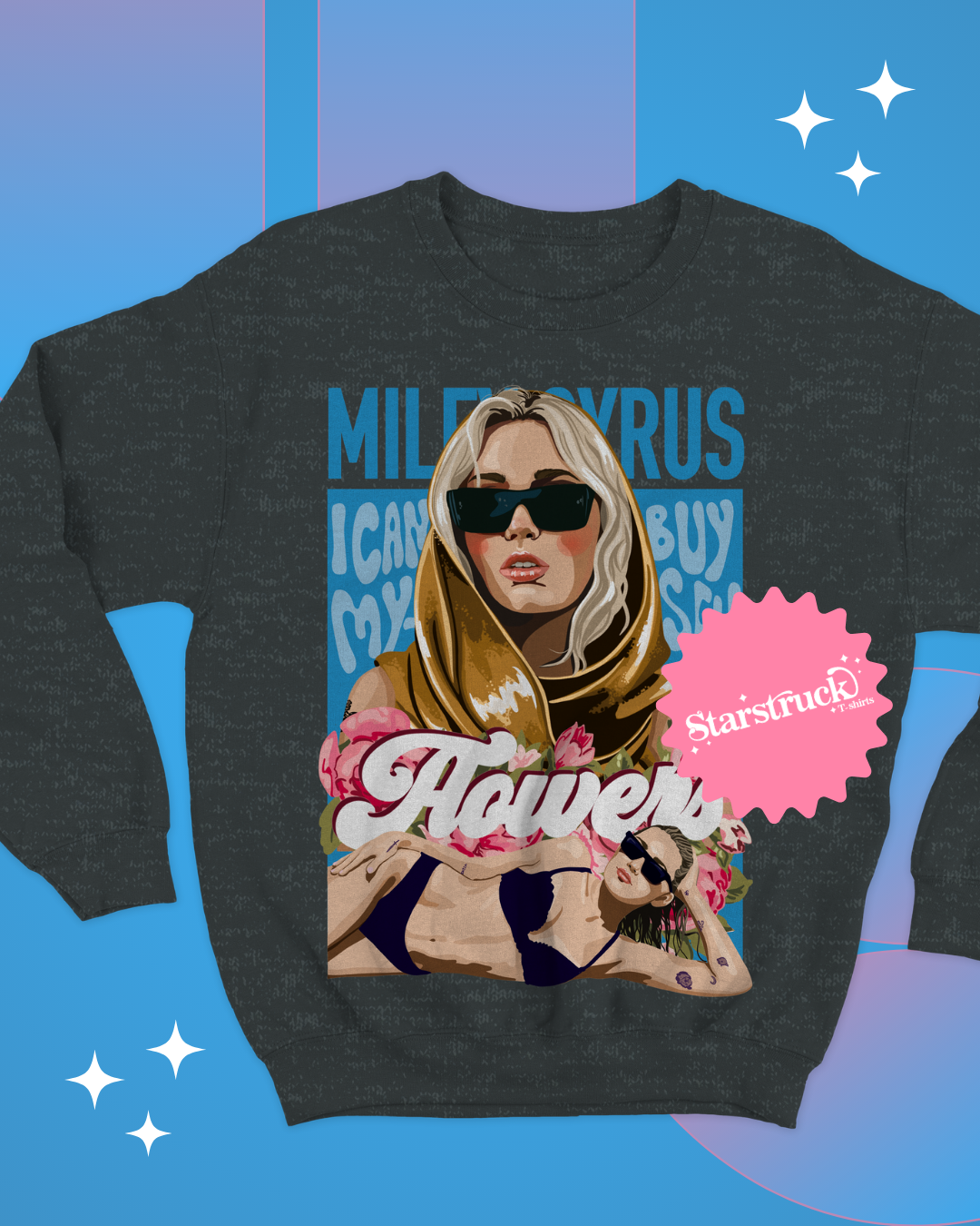 Sudadera Miley Cyrus - Flowers