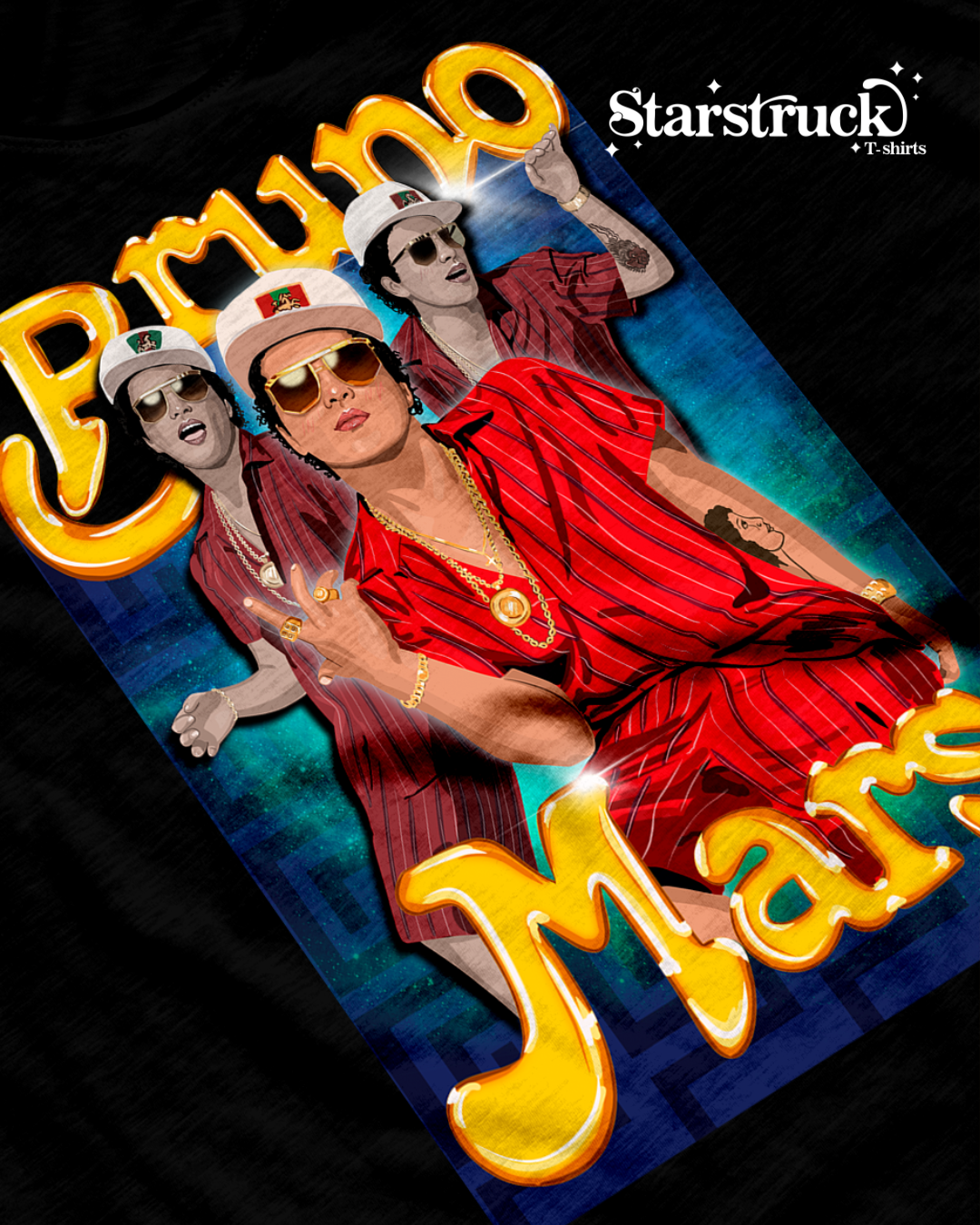 Playera Bruno Mars 24K