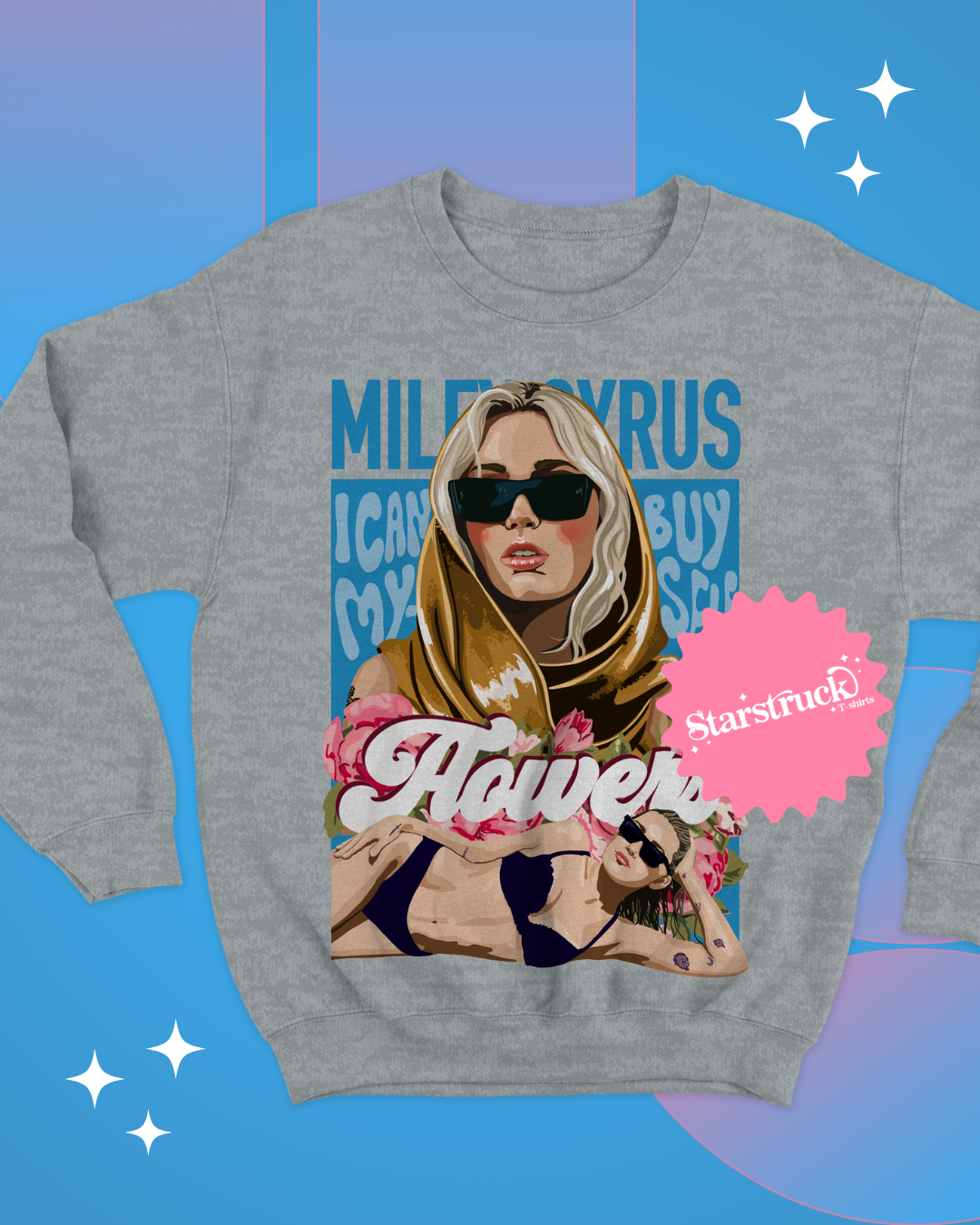 Sudadera Miley Cyrus - Flowers
