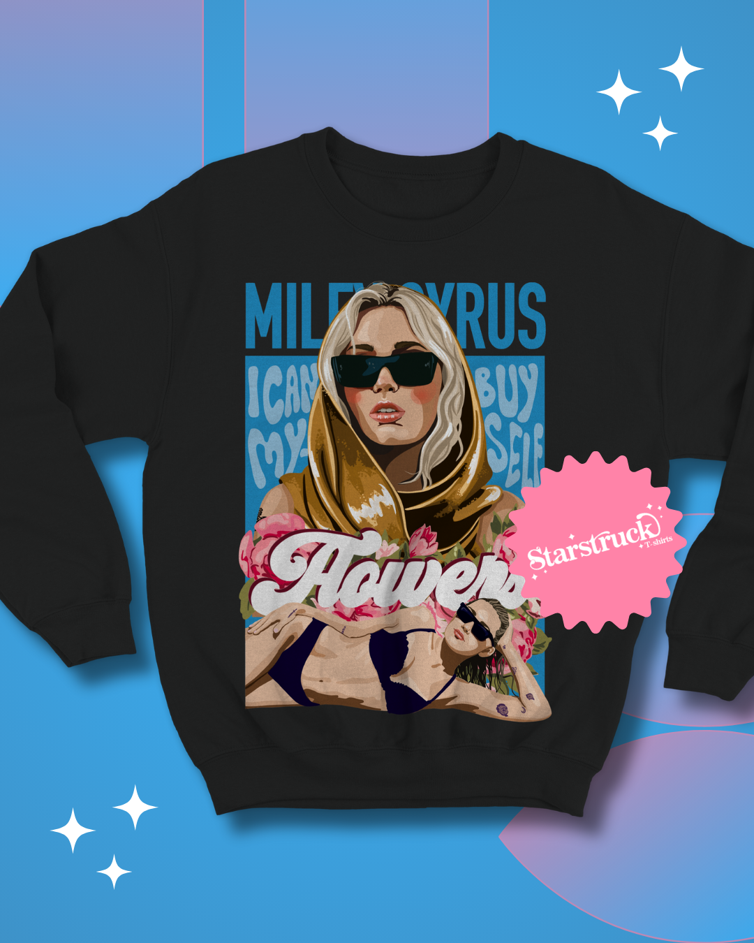 Sudadera Miley Cyrus - Flowers