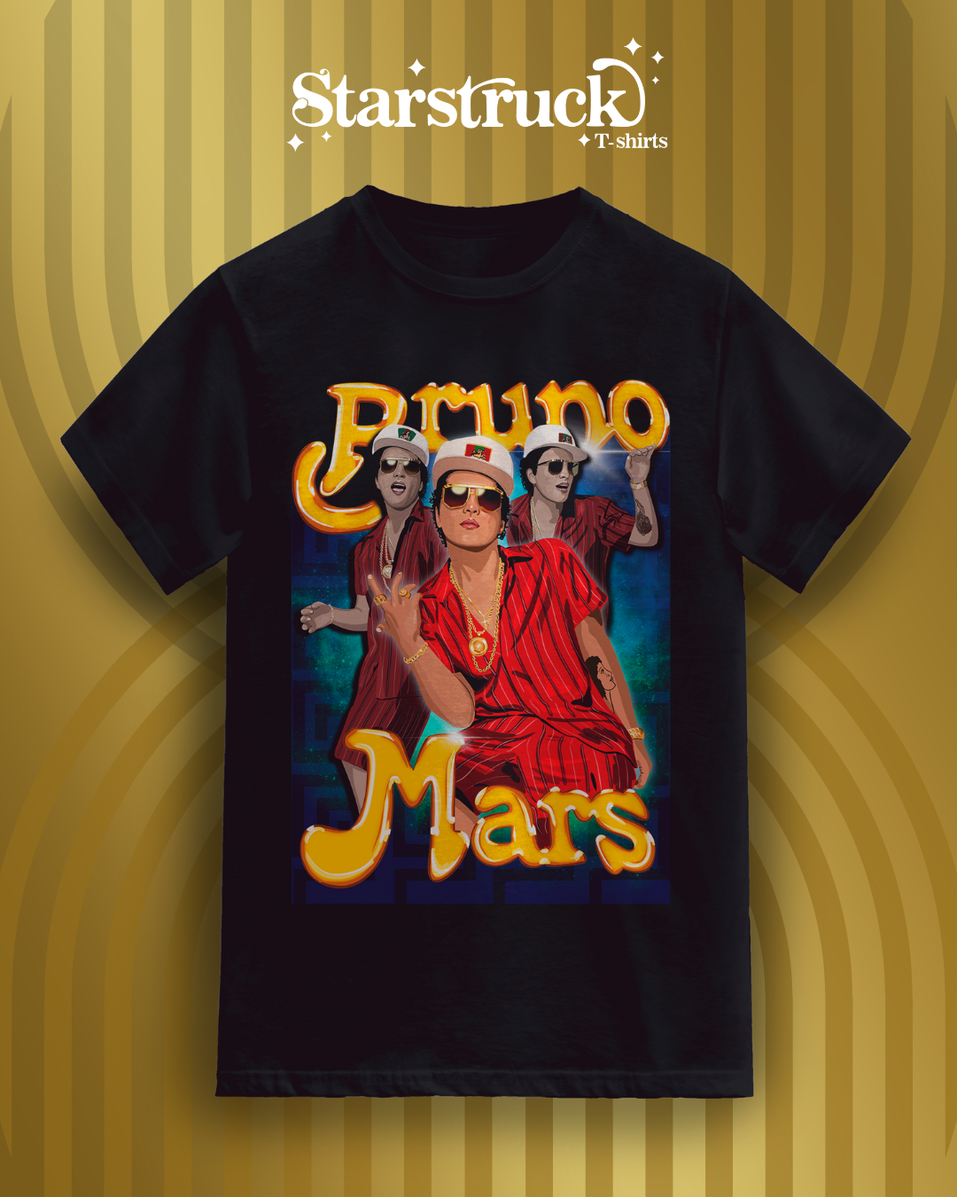 Playera Bruno Mars 24K