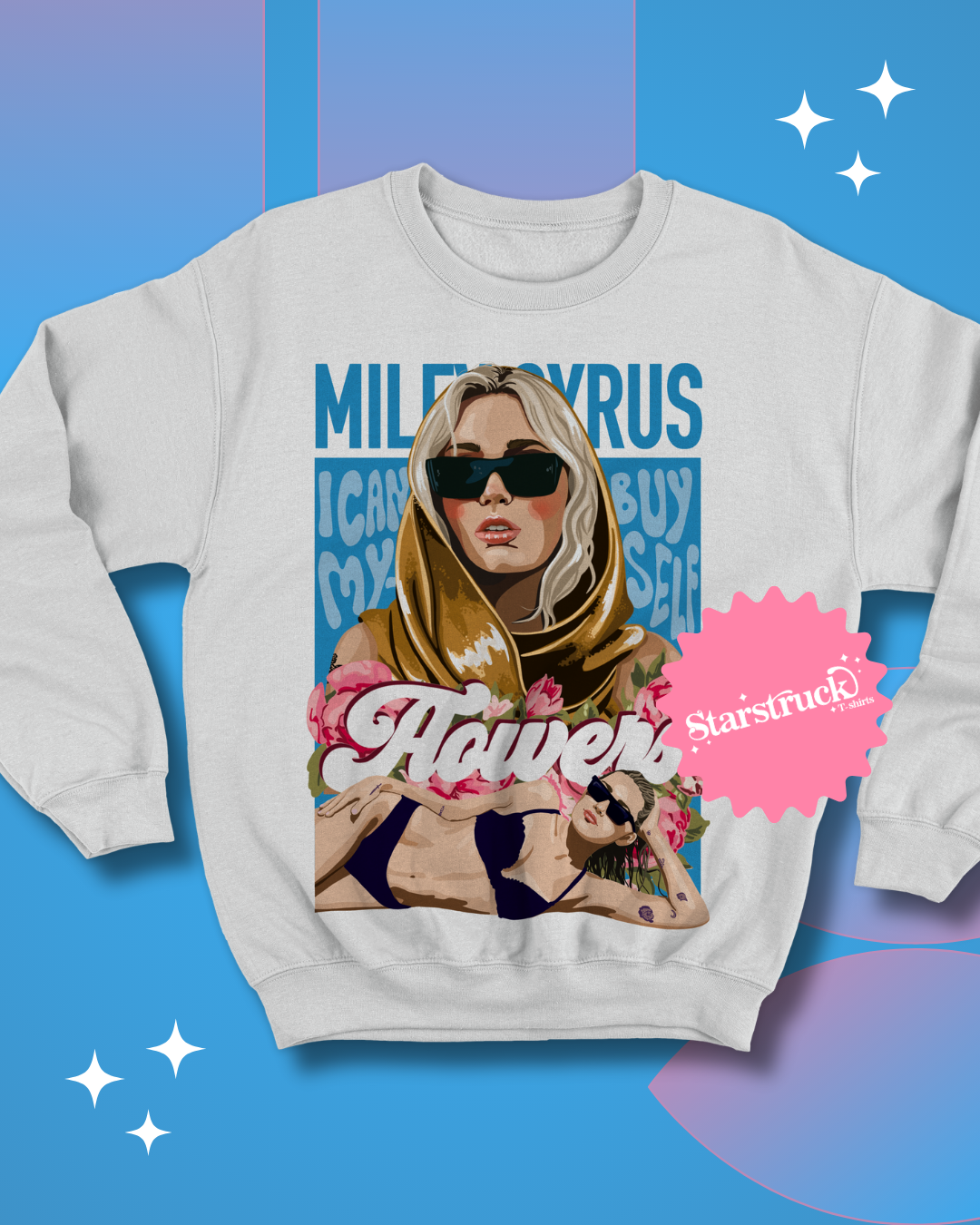Sudadera Miley Cyrus - Flowers