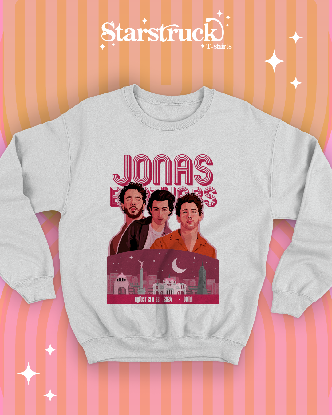 Sudadera Jonas Brothers CDMX