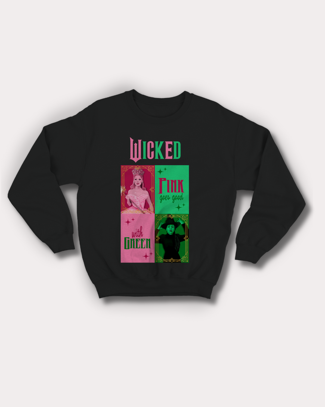 Sudadera Wicked Pink/Green