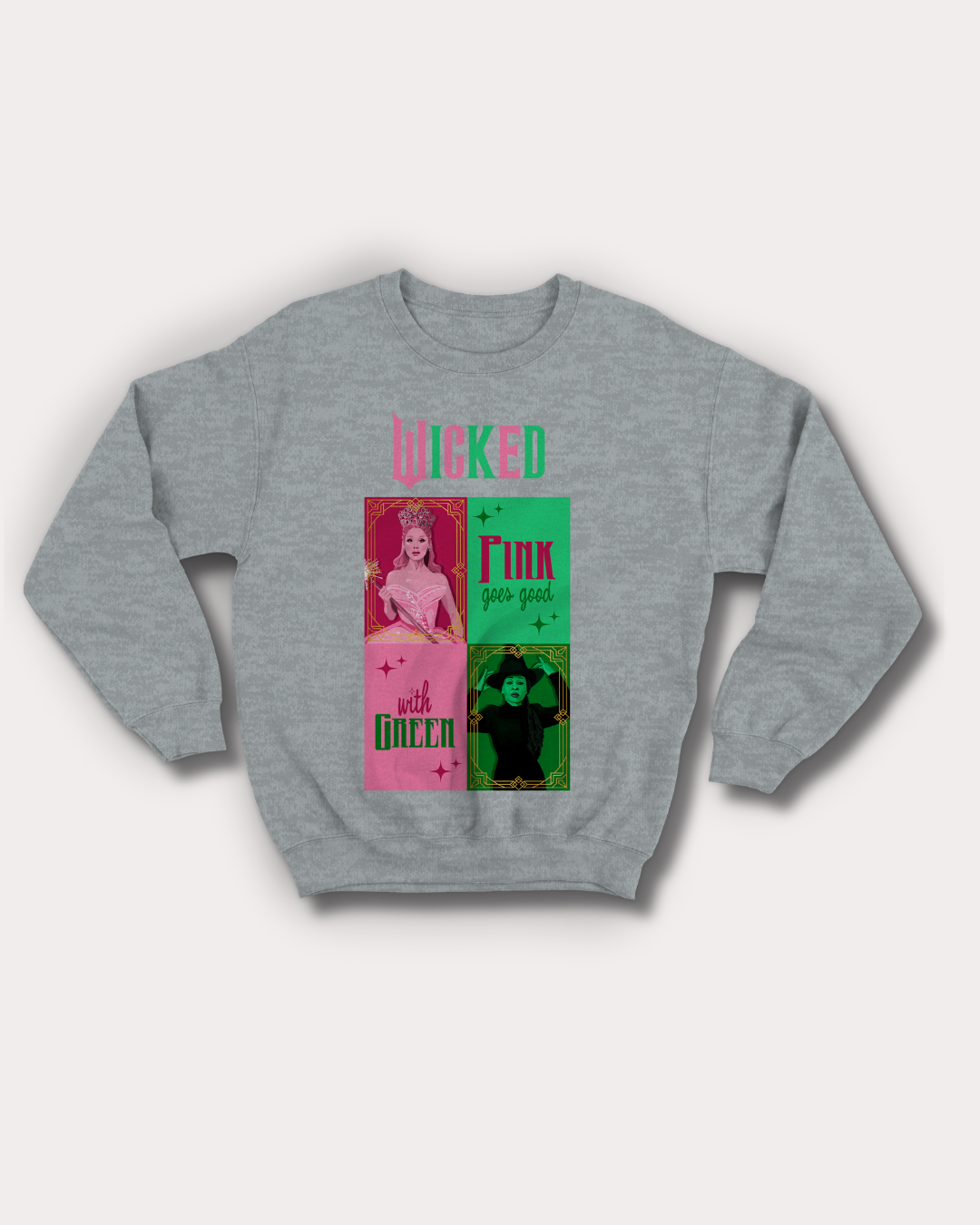 Sudadera Wicked Pink/Green