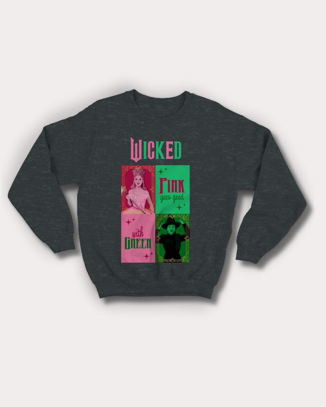 Sudadera Wicked Pink/Green