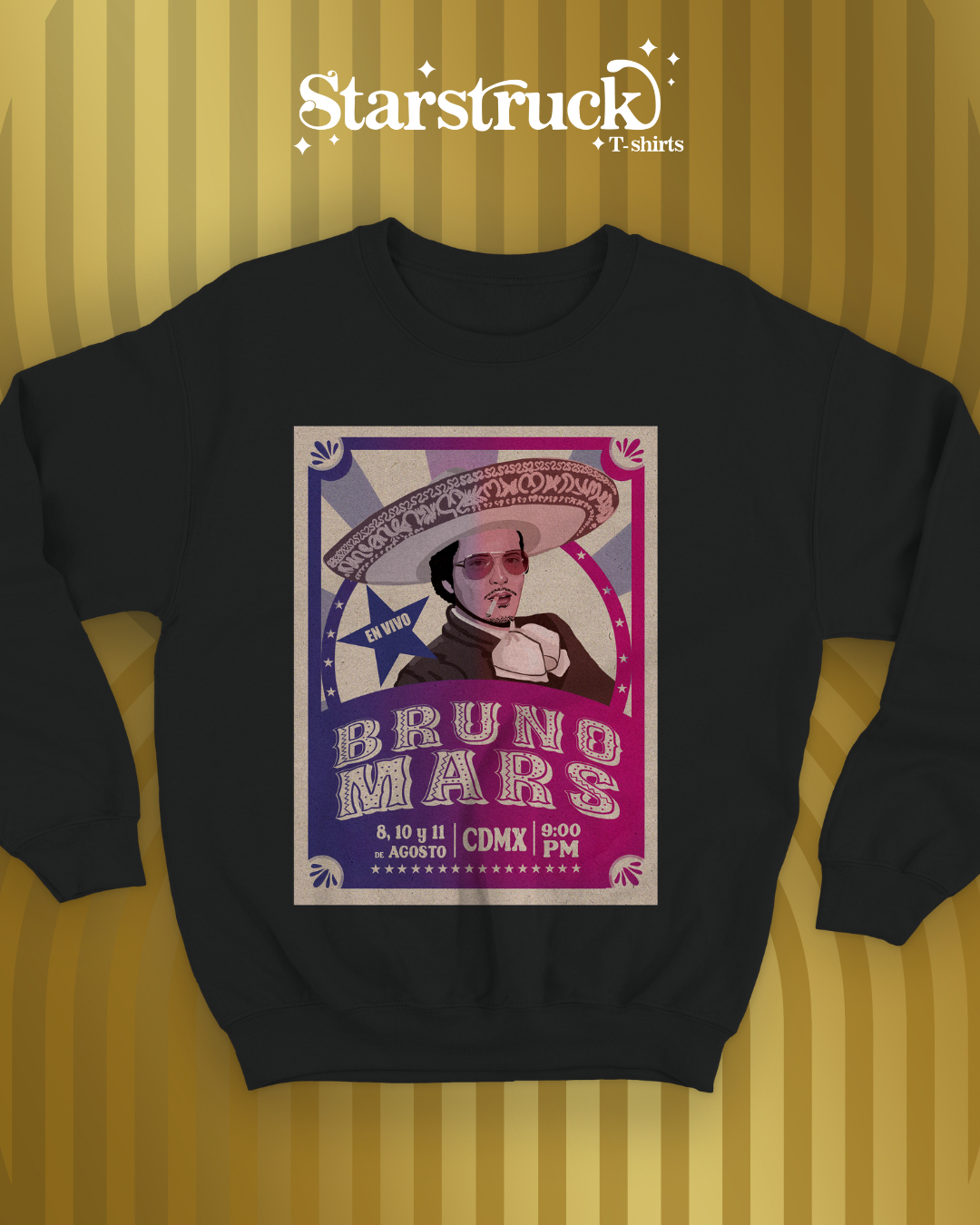 Sudadera Bruno Mars Mexa