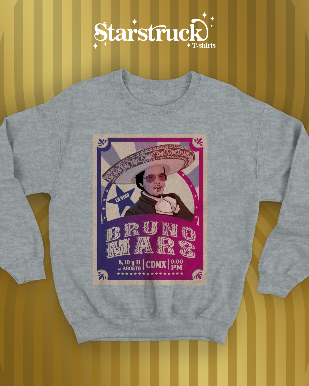 Sudadera Bruno Mars Mexa