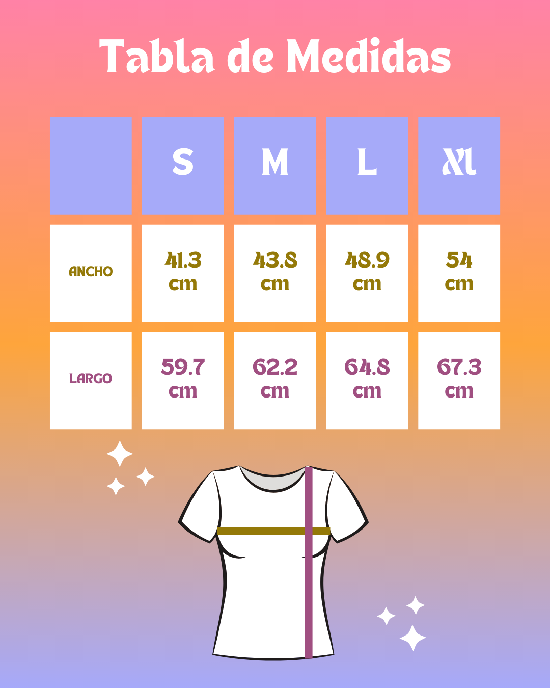 Playera silueta femenina Glinda