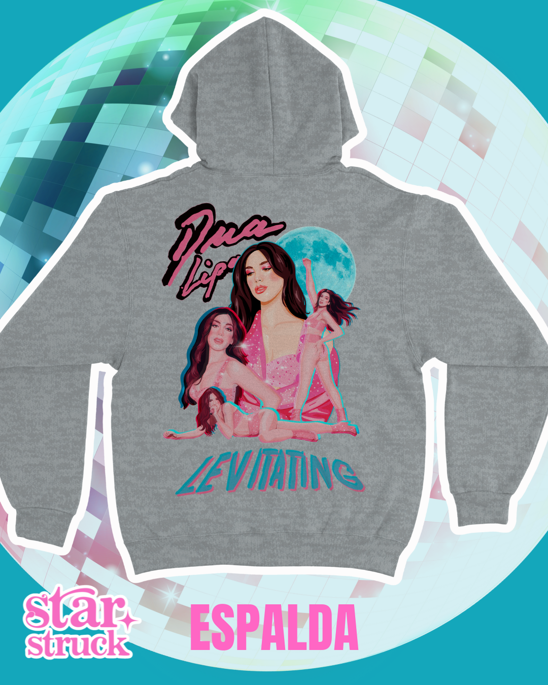 Sudadera c/Capucha Levitating Dua Lipa