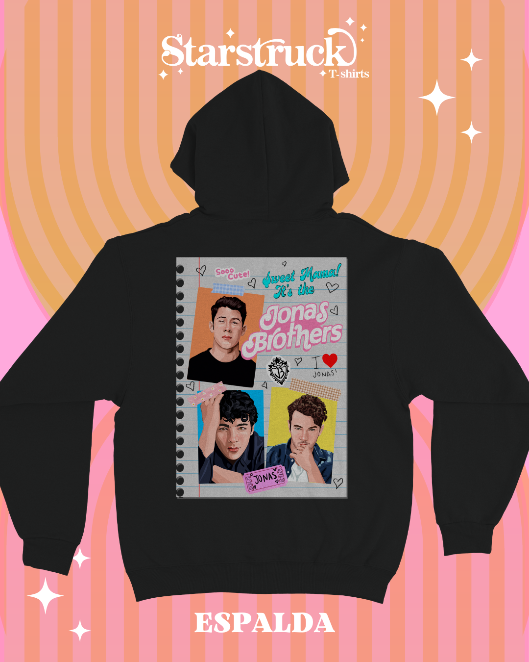 Sudadera capucha Jonas Brothers