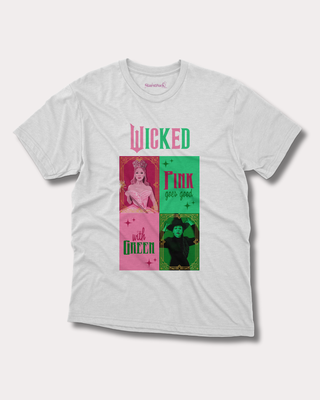 Playera Wicked Pink/Green