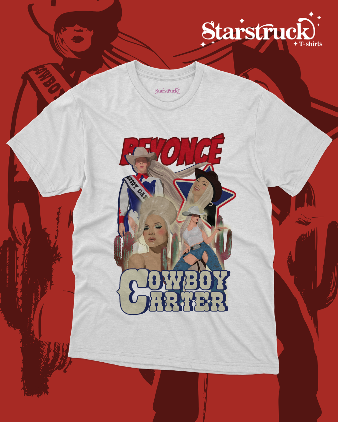 Playera Cowboy Carter - Beyoncé – star-struck