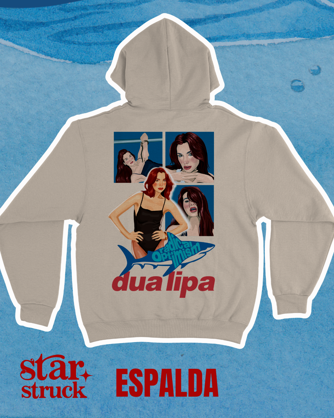 Sudadera c/Capucha Radical Optimism Dua Lipa