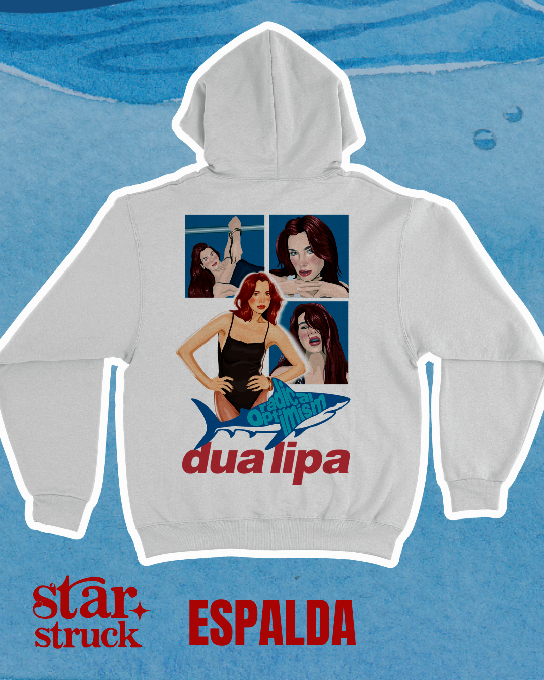 Sudadera c/Capucha Radical Optimism Dua Lipa
