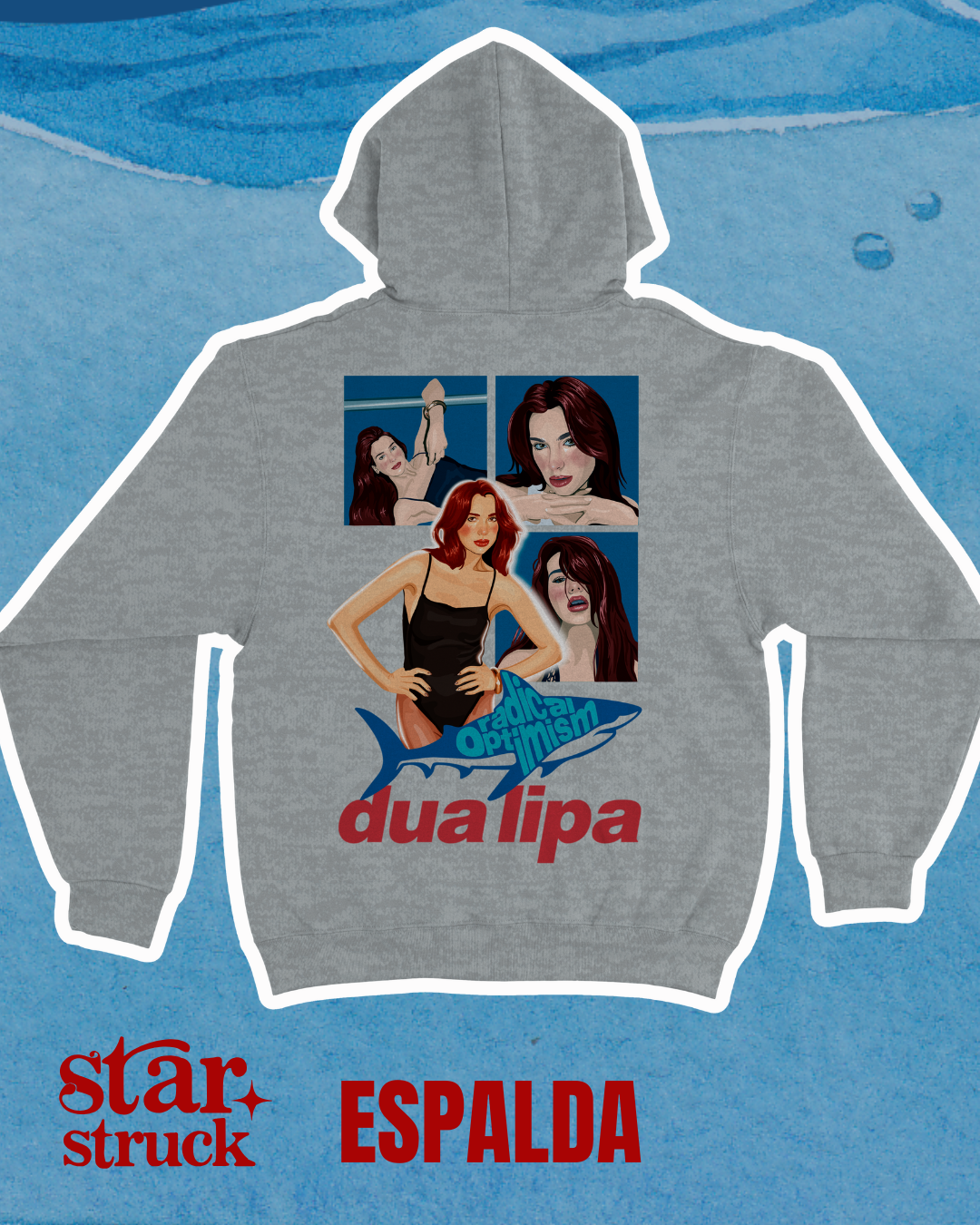 Sudadera c/Capucha Radical Optimism Dua Lipa