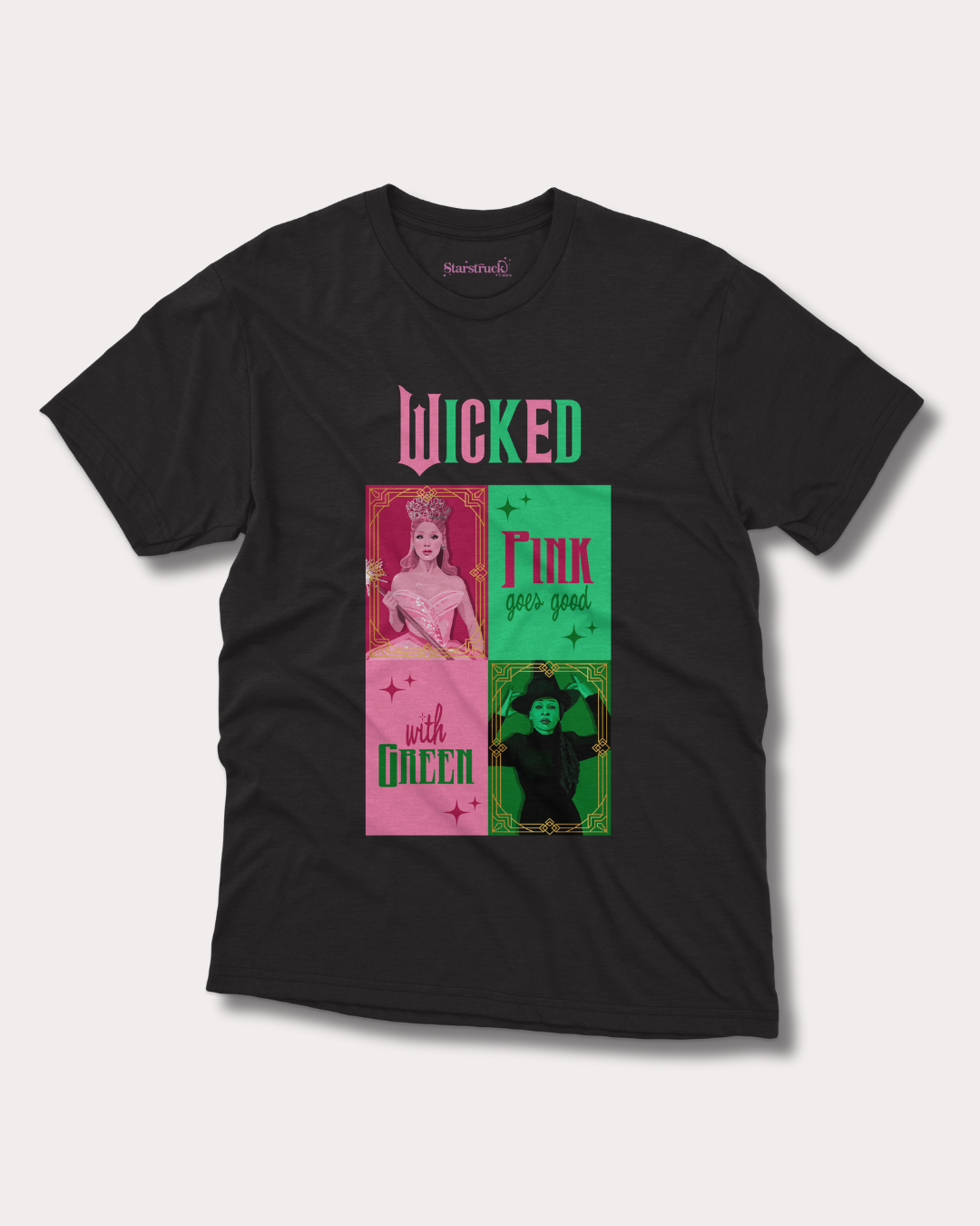 Playera Wicked Pink/Green