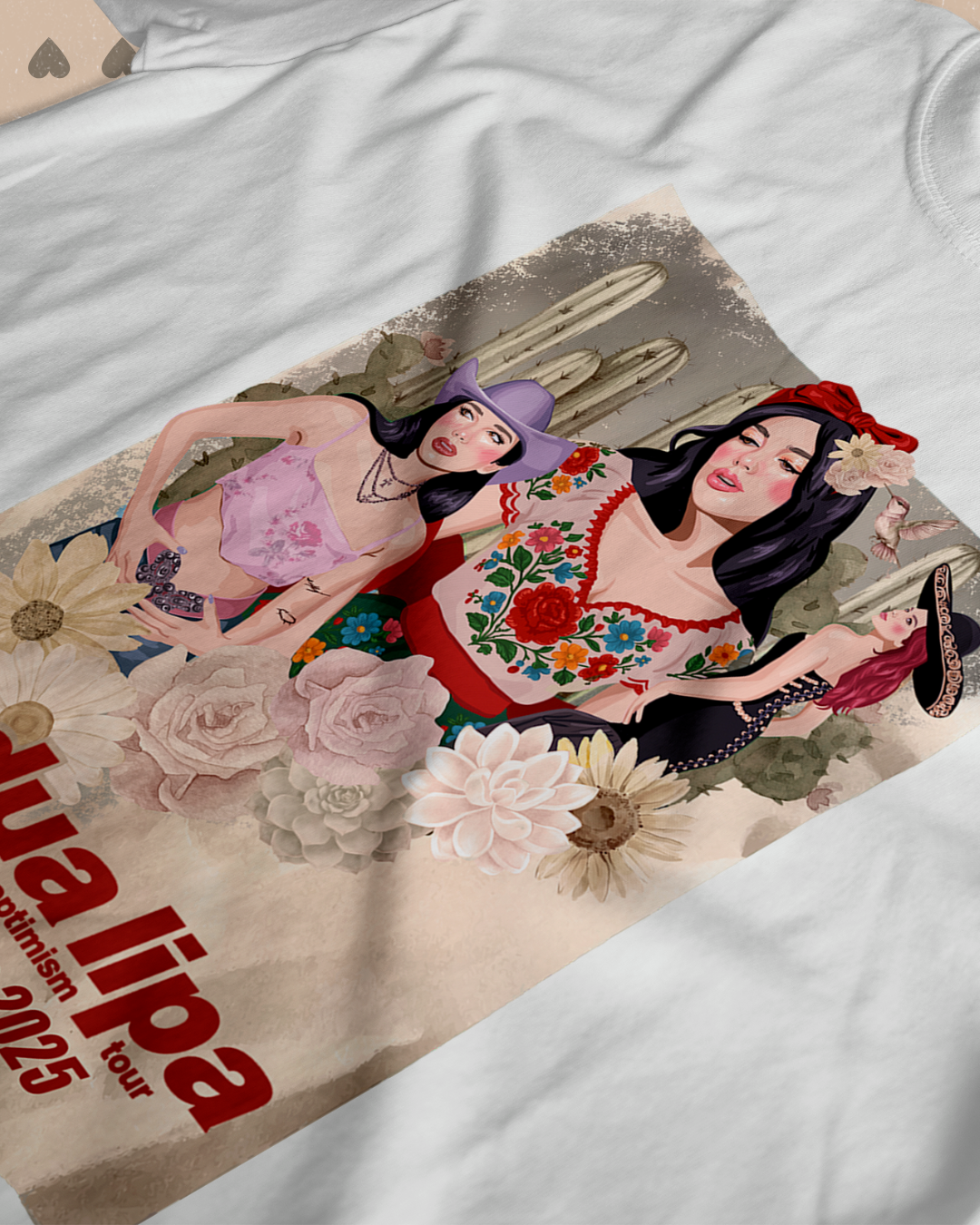 Playera Dua Lipa Mexicana