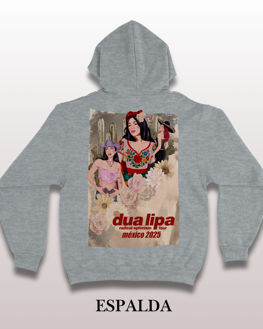 Sudadera c/Capucha Dua Lipa Mexicana