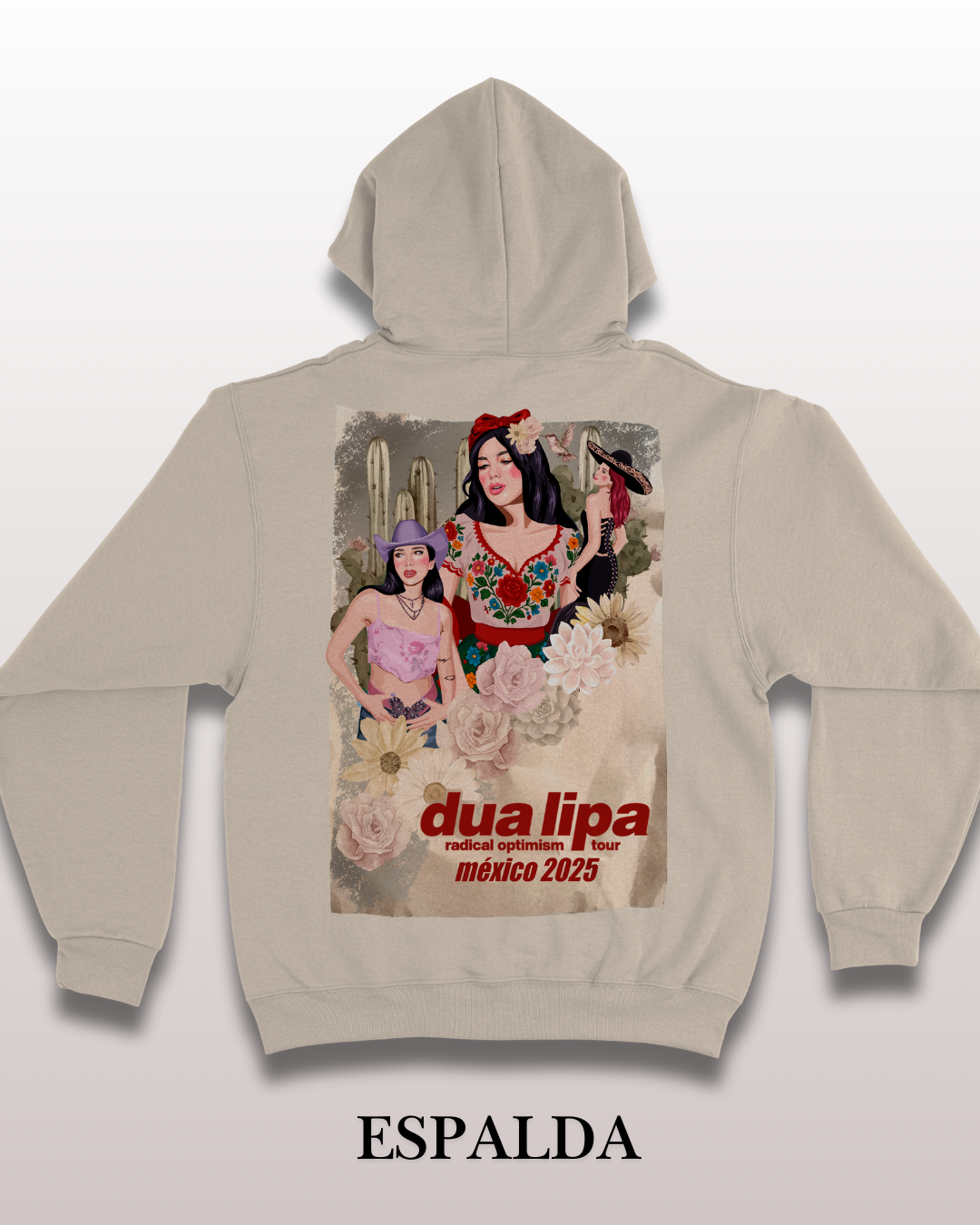 Sudadera c/Capucha Dua Lipa Mexicana
