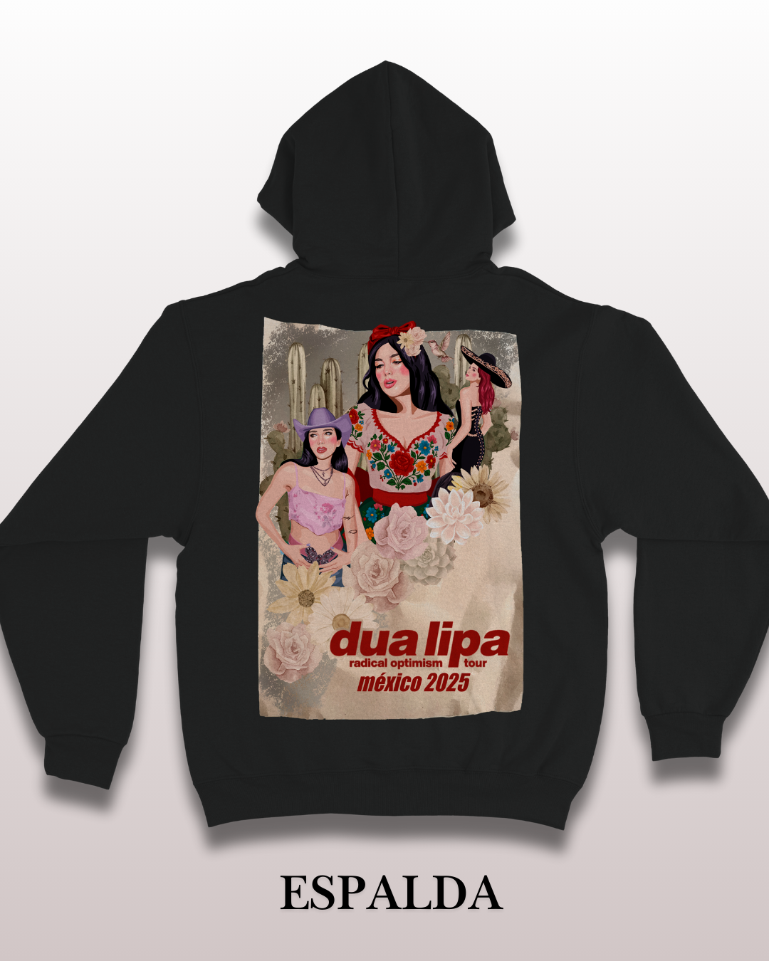 Sudadera c/Capucha Dua Lipa Mexicana