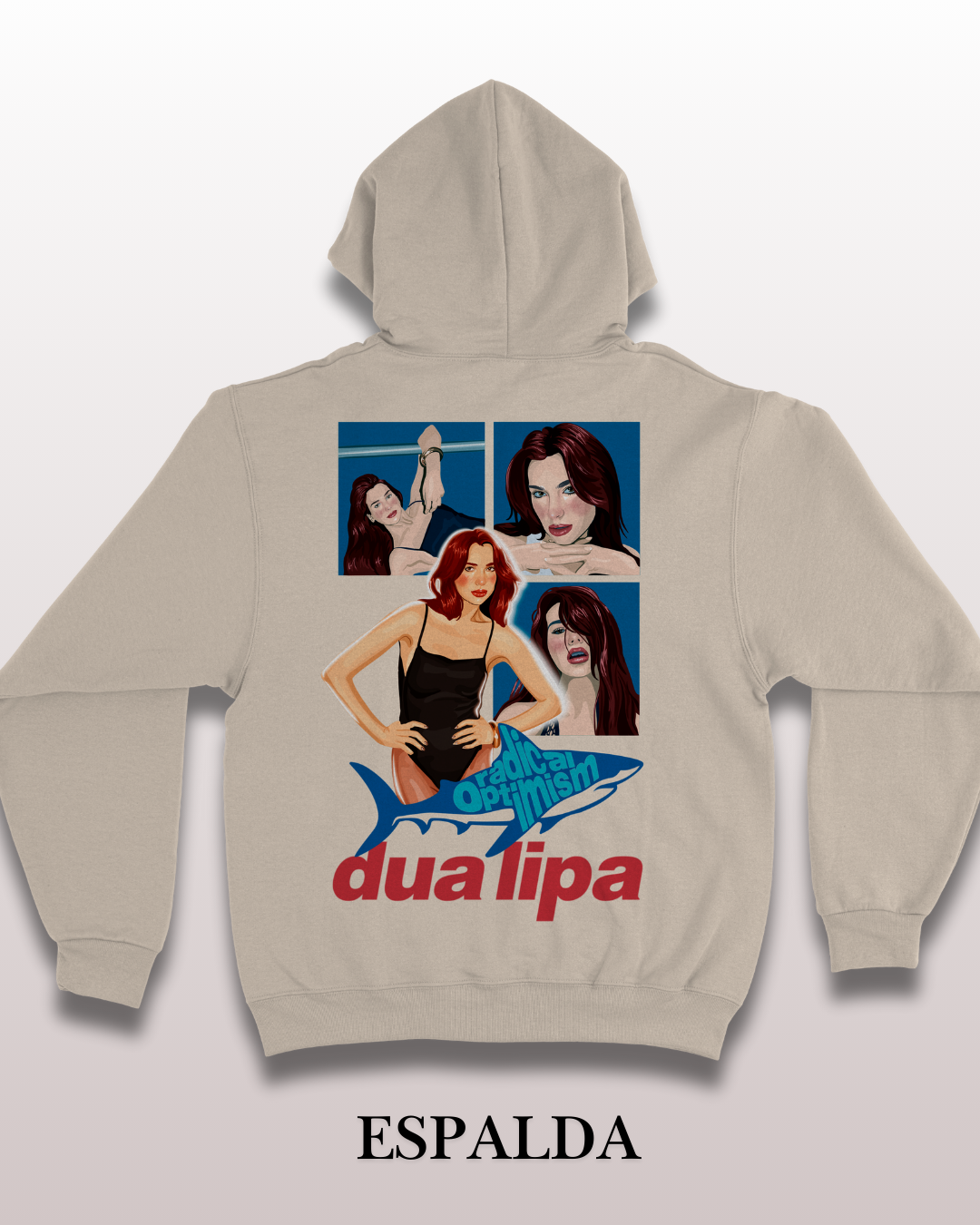 Sudadera c/Capucha Radical Optimism Dua Lipa
