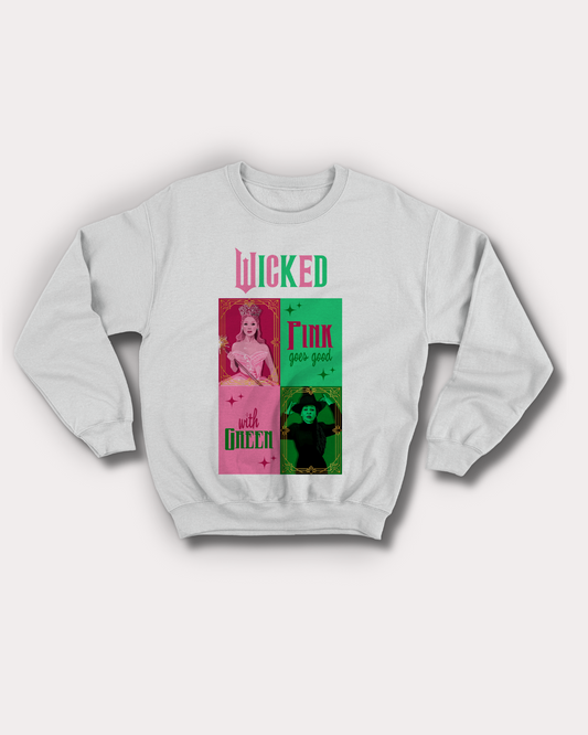 Sudadera Wicked Pink/Green